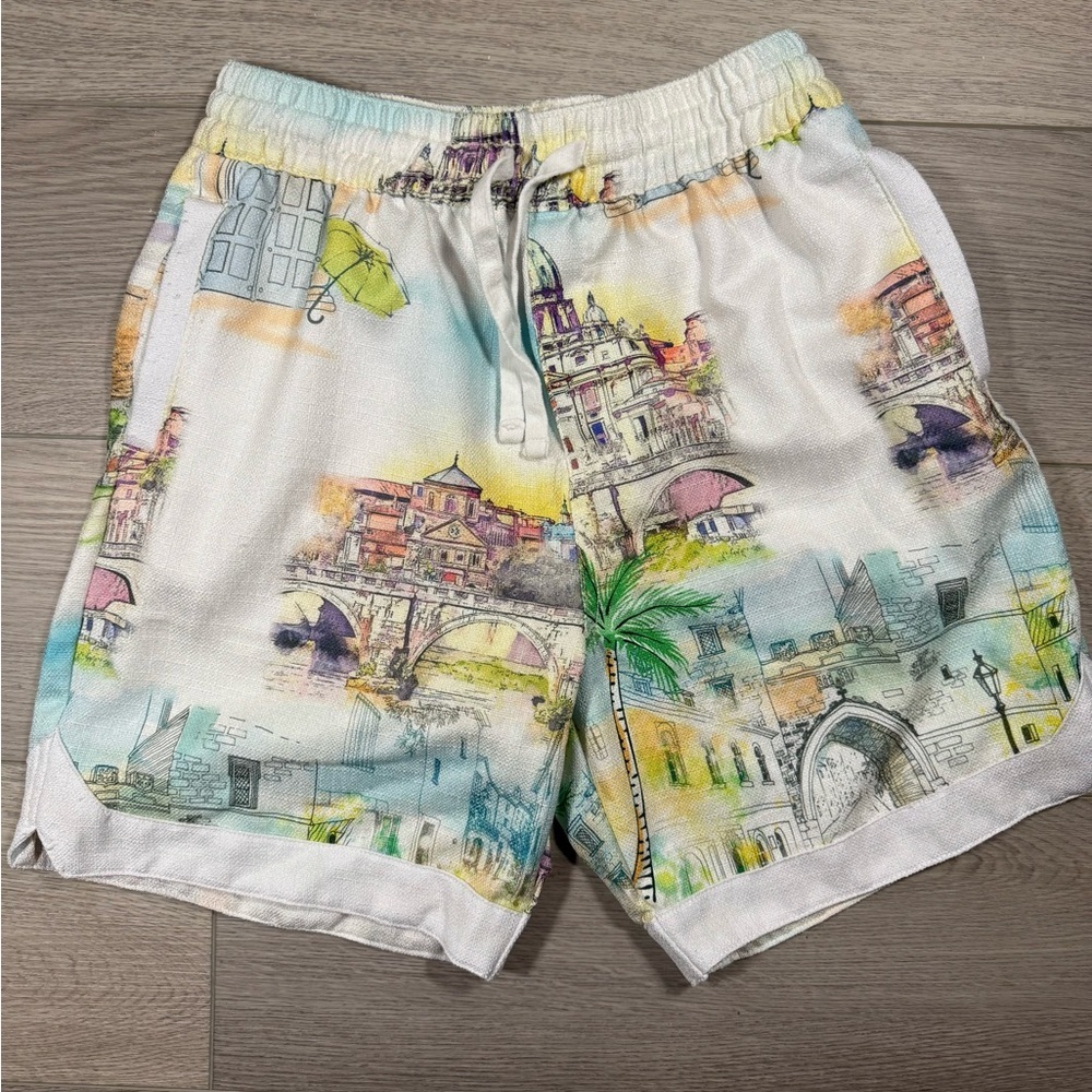 Malibu By Drill Clothing Shorts Men’s Medium Textured Linen size small